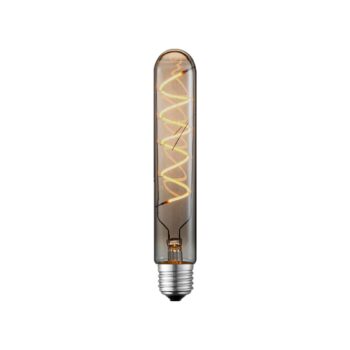 Lucande LED lampa E27 Ø 3cm 4W 1800K dymová