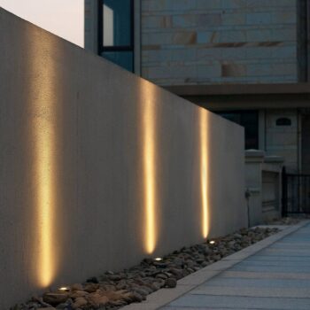 Lucande LED nájazdové svietidlá Kenan, Ø 7cm, nerezová oceľ, IP67