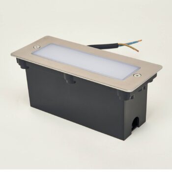 Lucande LED nástenné svietidlo Holly, 17 cm, nerezová oceľ