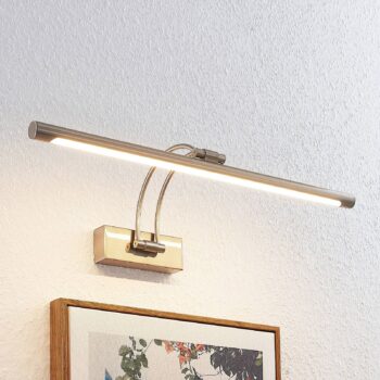 Lucande LED obrazové svetlo Dimitrij, nikel, kov, 54cm