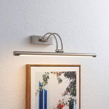 Lucande LED obrazové svetlo Dimitrij, nikel, kov, 54cm