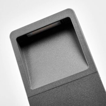 Lucande LED podstavcové svetlo Leya, 4 jednotky, 35 cm, antracit, IP54