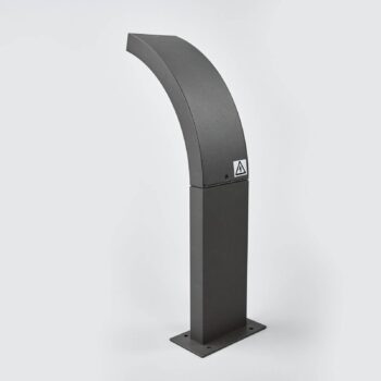 Lucande LED podstavné svietidlo Juvia, 40 cm, antracit, IP54