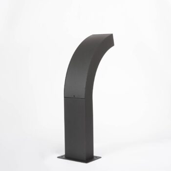 Lucande LED podstavné svietidlo Lennik, 40 cm, antracit, kov