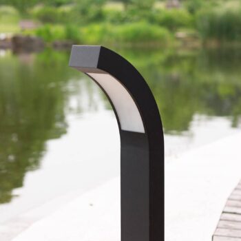 Lucande LED podstavné svietidlo Lennik, 60 cm, antracit, kov