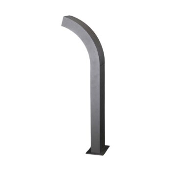 Lucande LED podstavné svietidlo Lennik, 60 cm, antracit, kov