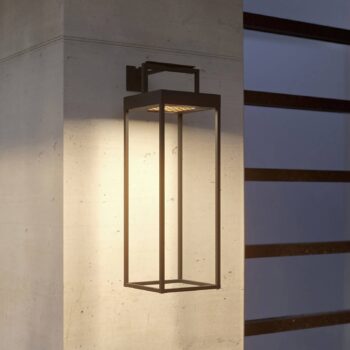 Lucande LED solárne svetlo Lynzy, 58 cm, čierne, kov, IP65