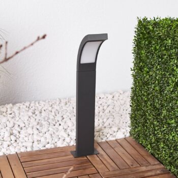 Lucande LED stĺpikové svetlo Juvia, 60 cm, antracitová farba, IP54