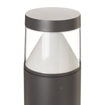 Lucande LED stĺpikové svietidlo Darja, antracitová farba, kov, 100 cm, IP54