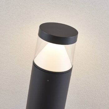 Lucande LED stĺpikové svietidlo Darja, antracitová farba, kov, 100 cm, IP54