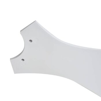 Lucande LED stropný ventilátor Kayu, biely, DC, tichý, Ø 132 cm