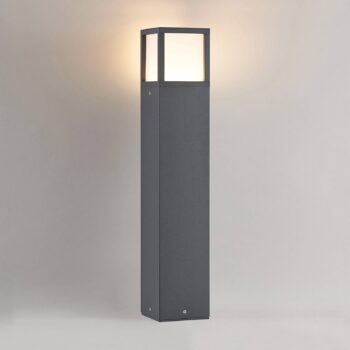 Lucande LED svetlo na chodník Dewari, 65 cm, tmavo sivé, IP54