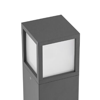 Lucande LED svetlo na chodník Dewari, 65 cm, tmavo sivé, IP54