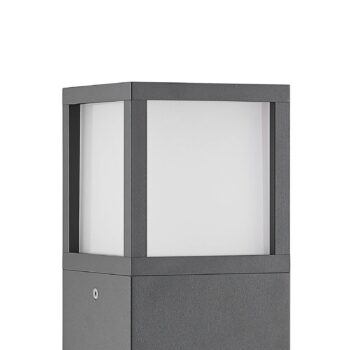 Lucande LED svetlo na chodník Dewari, 65 cm, tmavo sivé, IP54
