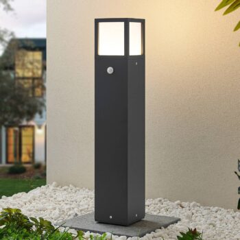 Lucande LED svetlo na chodník Dewari, detektor pohybu, 65 cm, IP54