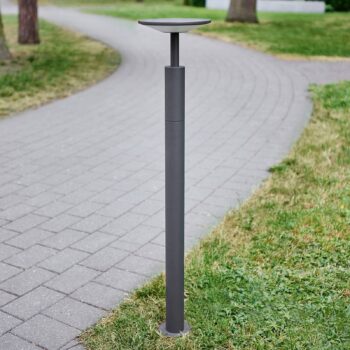 Lucande LED svetlo na chodník Fenia, 100 cm, antracit, IP65
