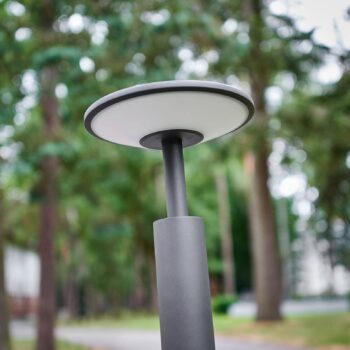 Lucande LED svetlo na chodník Fenia, 100 cm, antracit, IP65