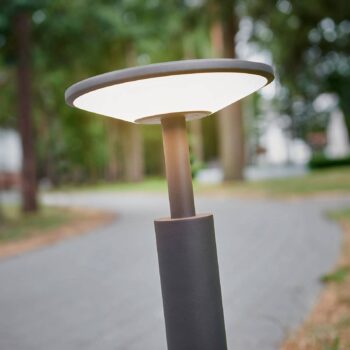 Lucande LED svetlo na chodník Fenia, 60 cm, antracit, IP65