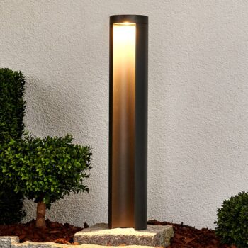 Lucande LED svetlo na chodník Jaron, 65 cm, antracitová farba, IP54