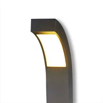 Lucande LED svetlo na chodník Lennik, 100 cm, antracit, kov