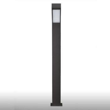 Lucande LED svetlo na chodník Lennik, 100 cm, antracit, kov