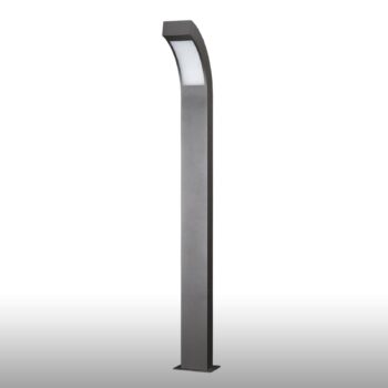 Lucande LED svetlo na chodník Lennik, 100 cm, antracit, kov