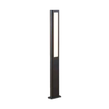 Lucande LED svetlo na chodník Mhairi, hranaté, antracit, 100 cm
