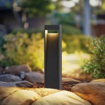 Lucande LED svetlo na chodník Tavion, 60 cm, antracit, IP65