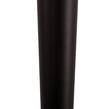 Lucande LED svietiaci svietnik Lea, váza, tmavohnedá, 28 cm
