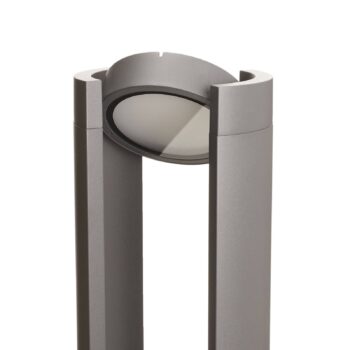 Lucande LED svietidlo Dylen, sivé, kovové, 80 cm, IP65