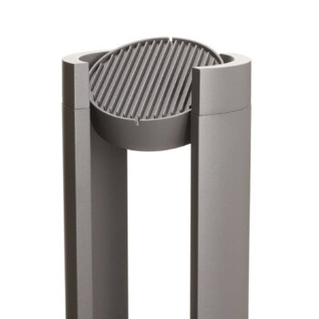 Lucande LED svietidlo Dylen, sivé, kovové, 80 cm, IP65