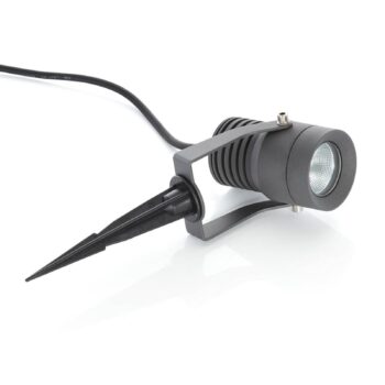 Lucande LED vonkajší reflektor Jon, zemný hrot, nastaviteľný, IP65