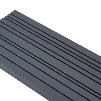 Lucande LED vonkajšie nástenné svietidlo Melira, výška 100 cm, antracit