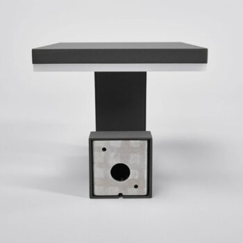 Lucande LED vonkajšie nástenné svietidlo Olesia, 15 cm, senzor, IP54