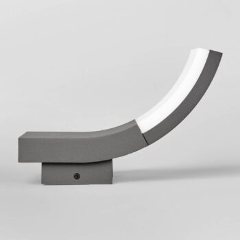 Lucande LED vonkajšie nástenné svietidlo Timm, 20 cm, antracit, IP54