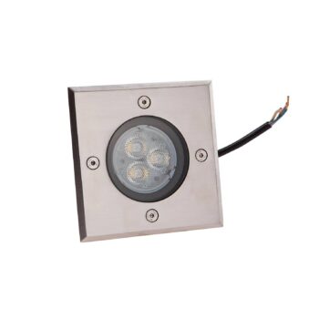 Lucande LED vstavané podlahové svietidlo Ava, 12 cm x 12 cm, IP67