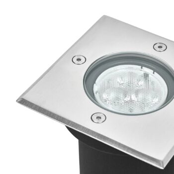 Lucande LED vstavané podlahové svietidlo Ava, 12 cm x 12 cm, IP67