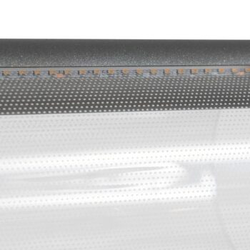 Lucande LED závesné svietidlo Alania, transparentné, kov, 86,5 cm