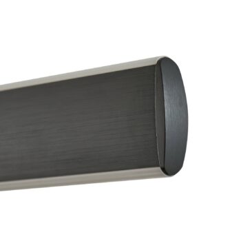 Lucande LED závesné svietidlo Arvon, čierna, 116 cm, stmievateľné, CCT