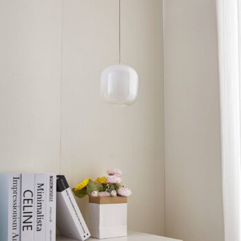 Lucande LED závesné svietidlo Avelina, Ø 14 cm, 1 svetlo, čierna