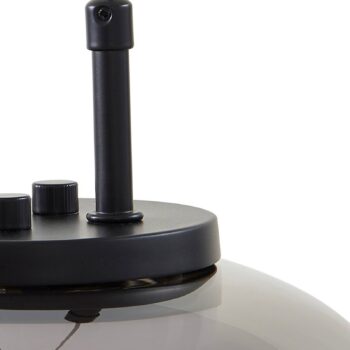 Lucande LED závesné svietidlo Dain, 3 svetlá, dymová sivá, sklo