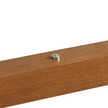 Lucande LED závesné svietidlo Nihalo, drevo, 122 cm, stmievateľné, CCT