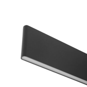Lucande LED závesné svietidlo Philine, dĺžka 101 cm čierna liatina