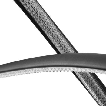 Lucande LED závesné svietidlo Rodado, čierne, 110 cm, hliník