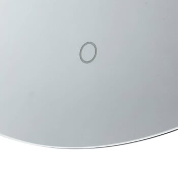 Lucande LED zrkadlo Celestiel, oválne, vyhrievané, CCT, 80 cm