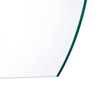Lucande LED zrkadlo Celestiel, polkruhové, CCT, Ø 50 cm