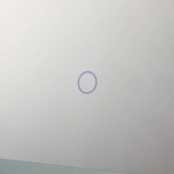 Lucande LED zrkadlo Celestiel, uhlové, vyhrievané, CCT, 70 cm