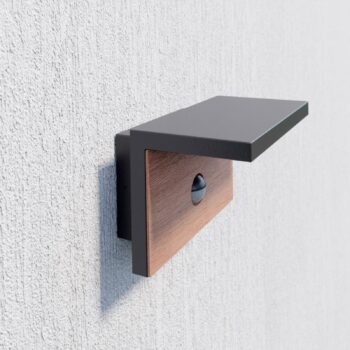 Lucande Lignus nástenné LED, snímač pohybu