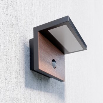 Lucande Lignus nástenné LED, snímač pohybu
