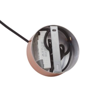 Lucande Mynoria LED závesné svetlo, meď, hliník, Ø 35 cm